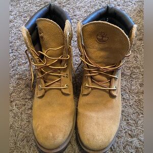 Timberland Tan Lace Up Boots